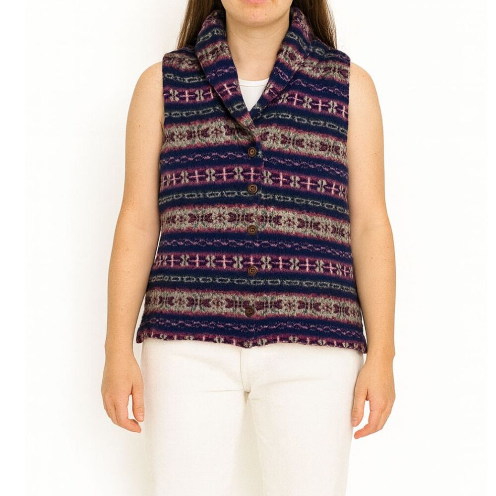 Chaps Vintage Fair Isle Sweater Vest | Eclectic Grandpa Retro LP